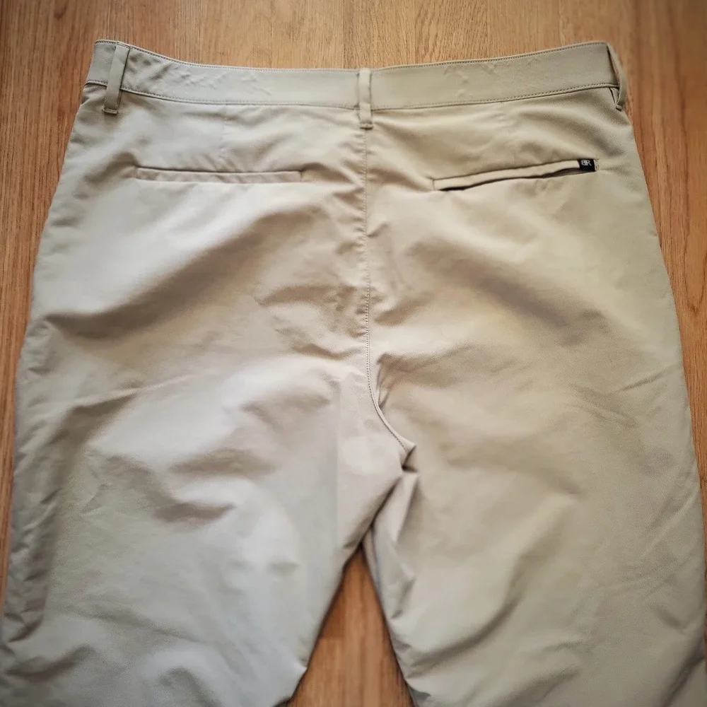 Banana‎ Republic Dress Pants Mens Khaki Classic Belt Loops Zipper Pockets 36X30
